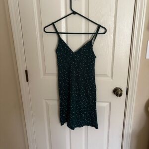 Green floral brandy Melville dress